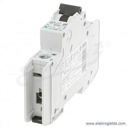 Wyłącznik nadprądowy 102091, FAZ-C20/1-NA, 1+N, typ C, 20A, 15kA, 230VAC Wyłącznik nadprądowy 102091, FAZ-C20/1-NA, 1+N, typ C, 20A, 15kA, 230VAC