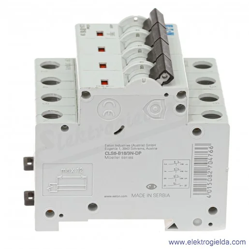 Wyłącznik nadprądowy 270476, CLS6-B16/3N, 3+N, 16A, typ B, 6kA, IP20 Wyłącznik nadprądowy 270476, CLS6-B16/3N, 3+N, 16A, typ B, 6kA, IP20