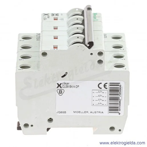 Wyłącznik nadprądowy 270506, CLS6-B4/4, 4P, typ B, 4A, 400VAC, 6kA Wyłącznik nadprądowy 270506, CLS6-B4/4, 4P, typ B, 4A, 400VAC, 6kA