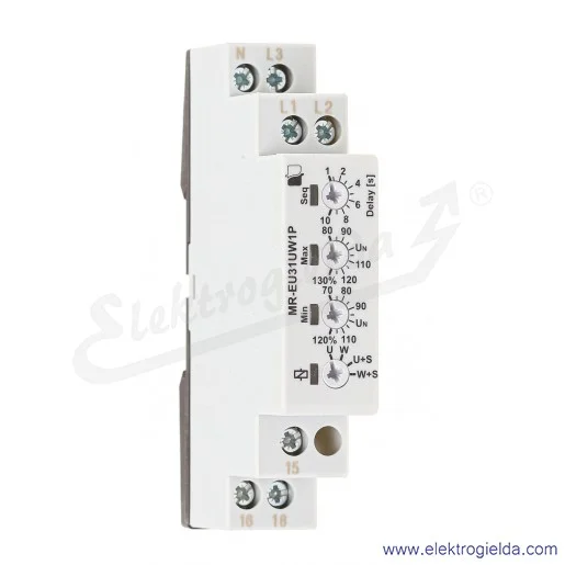 Przekaźnik nadzorczy 2613069 MR-EU31UW1P kontrola napięcia 1P 3x400VAC Przekaźnik nadzorczy 2613069 MR-EU31UW1P kontrola napięcia 1P 3x400VAC