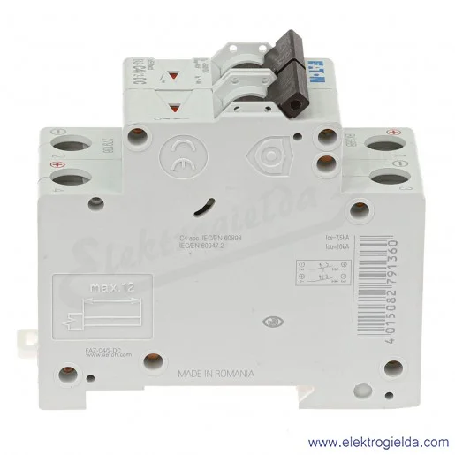 Wyłącznik napdrądowy 279136, FAZ-C4/2-DC, 2P, typ C, 4A, 15kA, IP20 Wyłącznik napdrądowy 279136, FAZ-C4/2-DC, 2P, typ C, 4A, 15kA, IP20