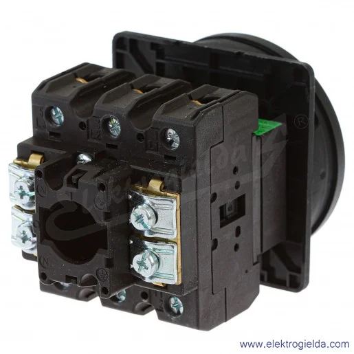 Rozłącznik 062603, P3-100/EA/SVB-SW, 0-1, 3P, 100A, 50kW, czarny Rozłącznik 062603, P3-100/EA/SVB-SW, 0-1, 3P, 100A, 50kW, czarny