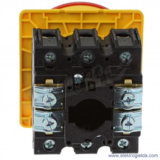 Łącznik krzywkowy 031607, P3-63/EA/SVB, 3P, 0-1, 63A, 30kW, do wbudowania Łącznik krzywkowy 031607, P3-63/EA/SVB, 3P, 0-1, 63A, 30kW, do wbudowania