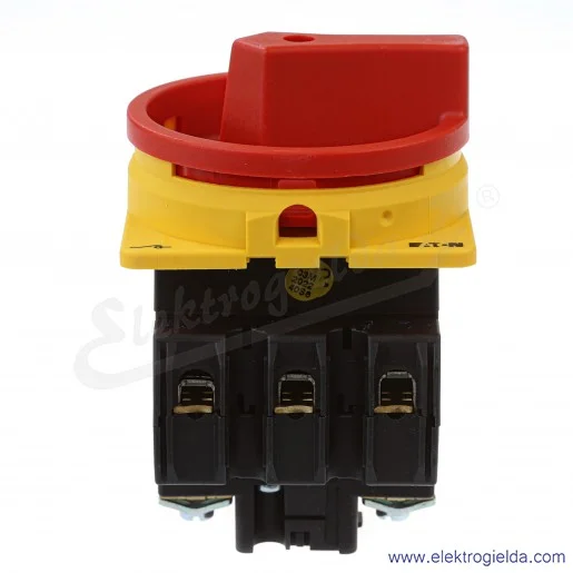 Łącznik krzywkowy 031607, P3-63/EA/SVB, 3P, 0-1, 63A, 30kW, do wbudowania Łącznik krzywkowy 031607, P3-63/EA/SVB, 3P, 0-1, 63A, 30kW, do wbudowania