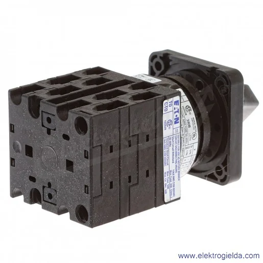 Przełącznik 050712, T0-4-8223/E, 4P, 20A, 1-2, do wbudowania, IP65 Przełącznik 050712, T0-4-8223/E, 4P, 20A, 1-2, do wbudowania, IP65