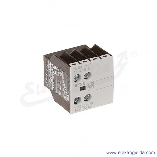 Styki pomocnicze DILA-XHI20 czołowe 2NO do styczników DILA, DILM7-38 Styki pomocnicze DILA-XHI20 czołowe 2NO do styczników DILA, DILM7-38