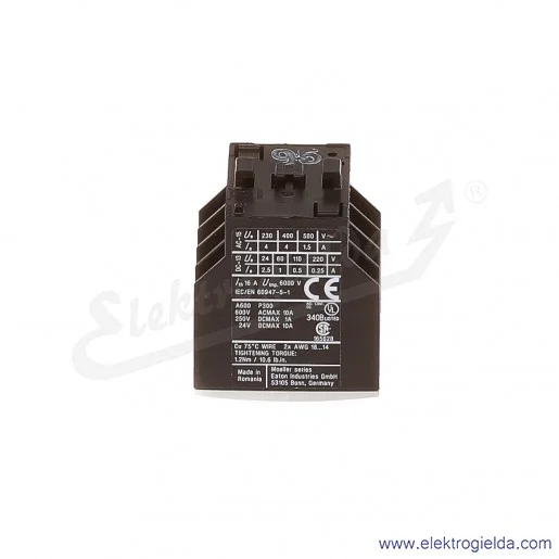 Styki pomocnicze DILA-XHI31 czołowe 3NO+1NC do styczników DILA, DILM7-38 Styki pomocnicze DILA-XHI31 czołowe 3NO+1NC do styczników DILA, DILM7-38