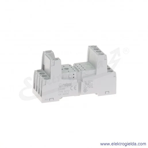 GZT2 GNIAZDO WTYKOWE SZARE DO PRZEKAŹNIKA R2N GZT2 GNIAZDO WTYKOWE SZARE DO PRZEKAŹNIKA R2N