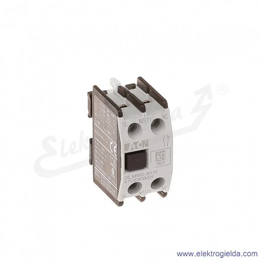 Styki pomocnicze DILM150-XHI11 czołowe 1NO+1NC do styczników DILM40-170 Styki pomocnicze DILM150-XHI11 czołowe 1NO+1NC do styczników DILM40-170