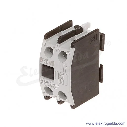 Styki pomocnicze DILM150-XHI11 czołowe 1NO+1NC do styczników DILM40-170 Styki pomocnicze DILM150-XHI11 czołowe 1NO+1NC do styczników DILM40-170