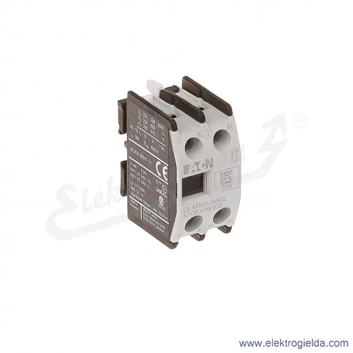 Styki pomocnicze DILM150-XHI02 czołowe 2NC do styczników DILM40-170 Styki pomocnicze DILM150-XHI02 czołowe 2NC do styczników DILM40-170