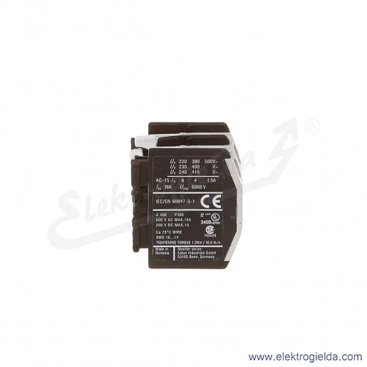 Styki pomocnicze DILM150-XHI02 czołowe 2NC do styczników DILM40-170 Styki pomocnicze DILM150-XHI02 czołowe 2NC do styczników DILM40-170