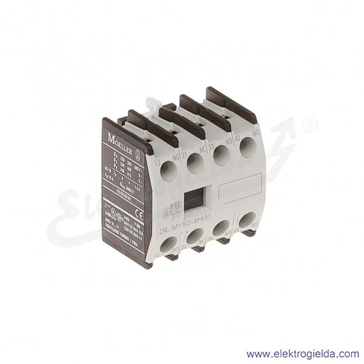 Styki pomocnicze DILM150-XHI31 czołowe 3NO+1NC do styczników DILM40-170 Styki pomocnicze DILM150-XHI31 czołowe 3NO+1NC do styczników DILM40-170