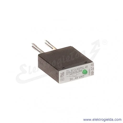 Układ ochronny DILM12-XSPVL48 warystor + LED 24-48VAC do styczników DILA, DILM7-15 Układ ochronny DILM12-XSPVL48 warystor + LED 24-48VAC do styczników DILA, DILM7-15
