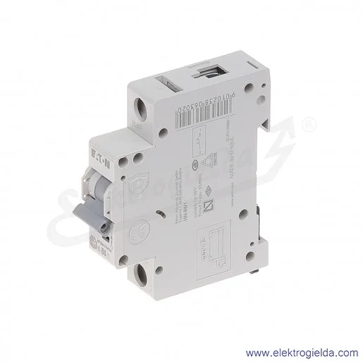 Wyłącznik nadprądowy HN-B6/1 1P B 6A AC 6kA Wyłącznik nadprądowy HN-B6/1 1P B 6A AC 6kA