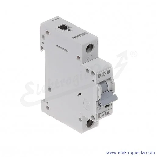 Wyłącznik nadprądowy HN-B16/1 1P B 16A AC 6kA Wyłącznik nadprądowy HN-B16/1 1P B 16A AC 6kA