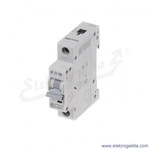 Wyłącznik nadprądowy HN-B16/1 1P B 16A AC 6kA Wyłącznik nadprądowy HN-B16/1 1P B 16A AC 6kA