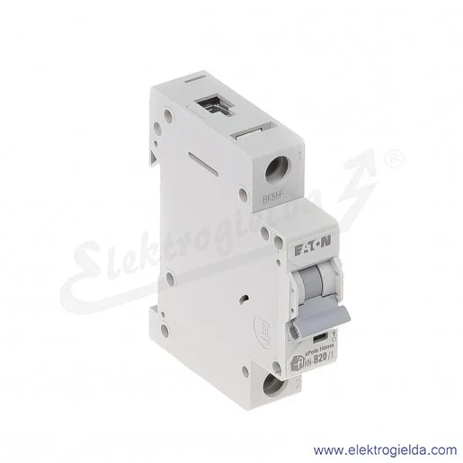 Wyłącznik nadprądowy HN-B20/1 1P B 20A AC 6kA Wyłącznik nadprądowy HN-B20/1 1P B 20A AC 6kA