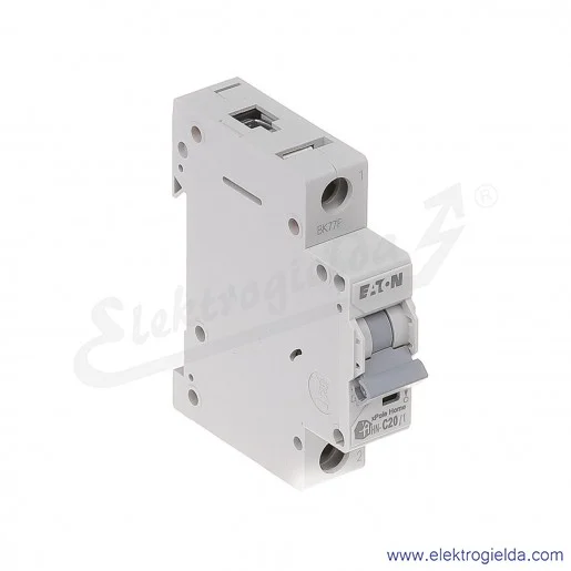 Wyłącznik nadprądowy HN-C20/1 1P C 20A AC 6kA Wyłącznik nadprądowy HN-C20/1 1P C 20A AC 6kA