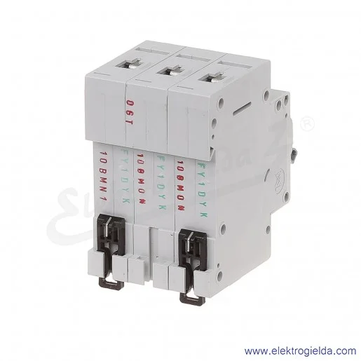 Wyłącznik nadprądowy HN-B10/3 3P B 10A AC 6kA Wyłącznik nadprądowy HN-B10/3 3P B 10A AC 6kA