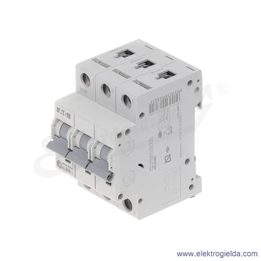 Wyłącznik nadprądowy HN-B16/3 3P B 16A AC 6kA Wyłącznik nadprądowy HN-B16/3 3P B 16A AC 6kA