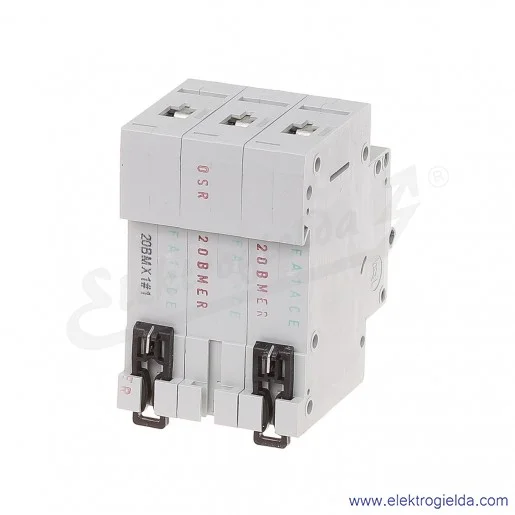 Wyłącznik nadprądowy HN-B20/3 3P B 20A AC 6kA Wyłącznik nadprądowy HN-B20/3 3P B 20A AC 6kA