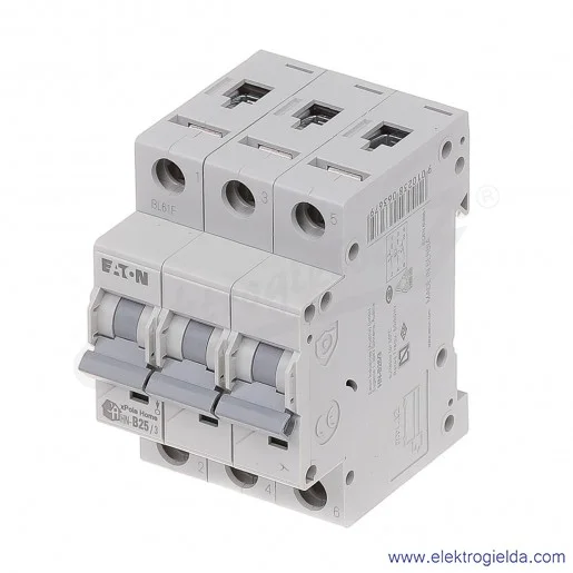 Wyłącznik nadprądowy HN-B25/3 3P B 25A AC 6kA Wyłącznik nadprądowy HN-B25/3 3P B 25A AC 6kA