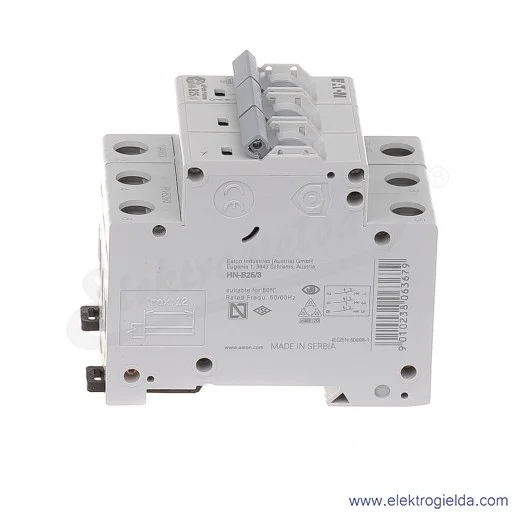 Wyłącznik nadprądowy HN-B25/3 3P B 25A AC 6kA Wyłącznik nadprądowy HN-B25/3 3P B 25A AC 6kA