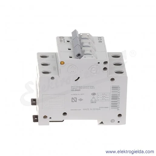 Wyłącznik nadprądowy HN-B50/3 3P B 50A AC 6kA Wyłącznik nadprądowy HN-B50/3 3P B 50A AC 6kA