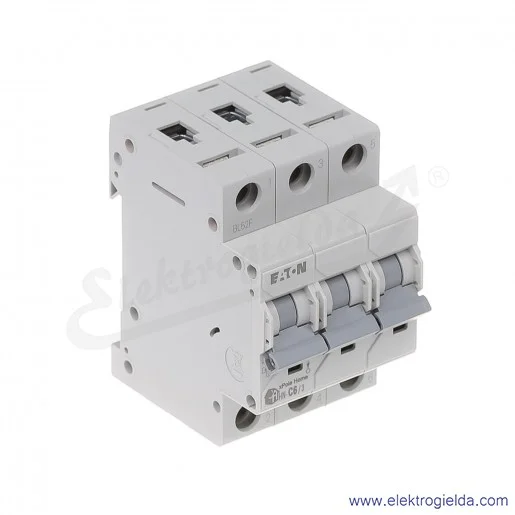 Wyłącznik nadprądowy HN-C6/3 3P C 6A AC 6kA Wyłącznik nadprądowy HN-C6/3 3P C 6A AC 6kA