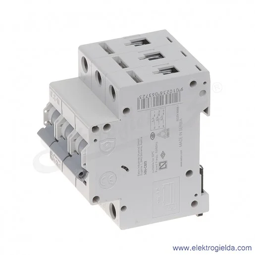 Wyłącznik nadprądowy HN-C6/3 3P C 6A AC 6kA Wyłącznik nadprądowy HN-C6/3 3P C 6A AC 6kA