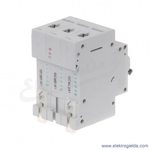 Wyłącznik nadprądowy HN-C10/3 3P C 10A AC 6kA Wyłącznik nadprądowy HN-C10/3 3P C 10A AC 6kA