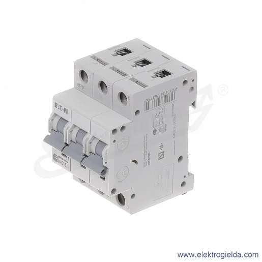 Wyłącznik nadprądowy HN-C16/3 3P C 16A AC 6kA Wyłącznik nadprądowy HN-C16/3 3P C 16A AC 6kA