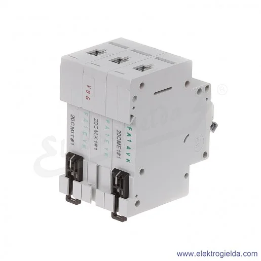 Wyłącznik nadprądowy HN-C20/3 3P C 20A AC 6kA Wyłącznik nadprądowy HN-C20/3 3P C 20A AC 6kA