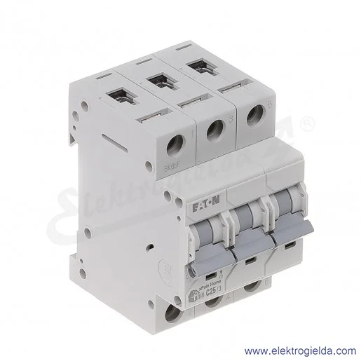 Wyłącznik nadprądowy HN-C25/3 3P C 25A AC 6kA Wyłącznik nadprądowy HN-C25/3 3P C 25A AC 6kA