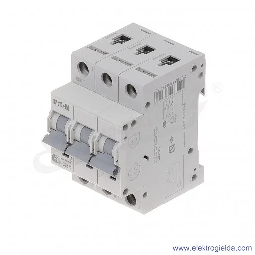 Wyłącznik nadprądowy HN-C25/3 3P C 25A AC 6kA Wyłącznik nadprądowy HN-C25/3 3P C 25A AC 6kA