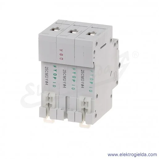 Wyłącznik nadprądowy HN-C25/3 3P C 25A AC 6kA Wyłącznik nadprądowy HN-C25/3 3P C 25A AC 6kA