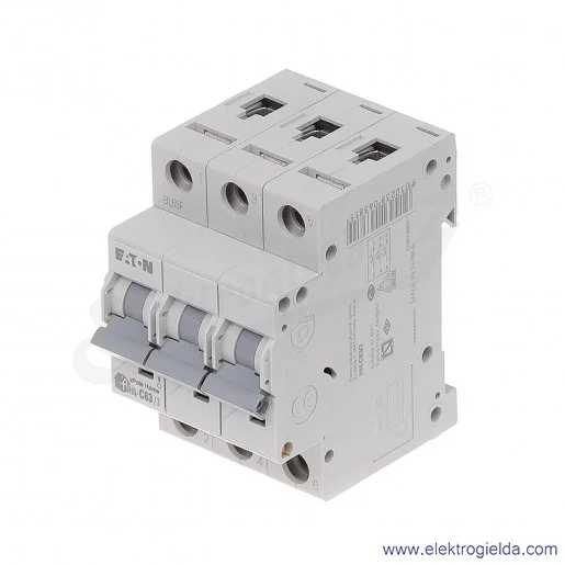 Wyłącznik nadprądowy HN-C63/3 3P C 63A AC 6kA Wyłącznik nadprądowy HN-C63/3 3P C 63A AC 6kA