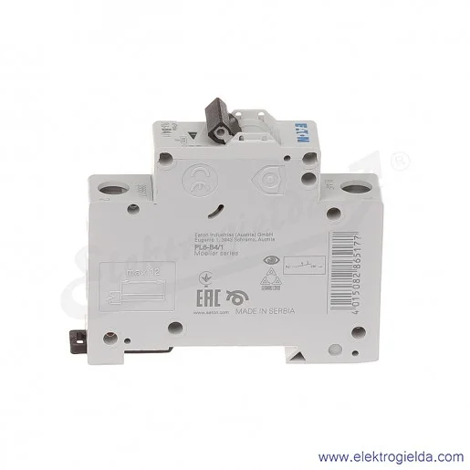 Wyłącznik nadprądowy PL6-B4/1 1P B 4A AC 6kA Wyłącznik nadprądowy PL6-B4/1 1P B 4A AC 6kA