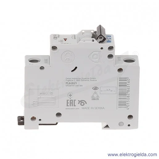 Wyłącznik nadprądowy PL6-B2/1 1P B 2A AC 6kA Wyłącznik nadprądowy PL6-B2/1 1P B 2A AC 6kA