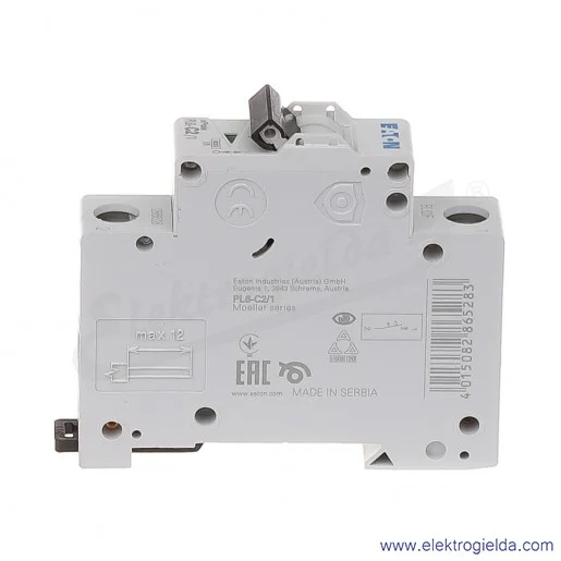 Wyłącznik nadprądowy PL6-C2/1 1P C 2A AC 6kA Wyłącznik nadprądowy PL6-C2/1 1P C 2A AC 6kA