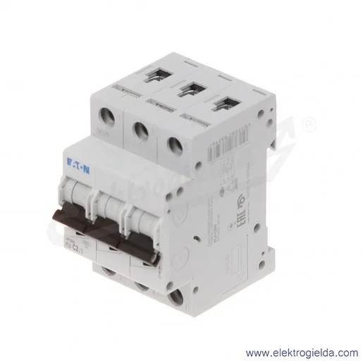 Wyłącznik nadprądowy PL6-C2/3 3P C 2A AC 6kA Wyłącznik nadprądowy PL6-C2/3 3P C 2A AC 6kA