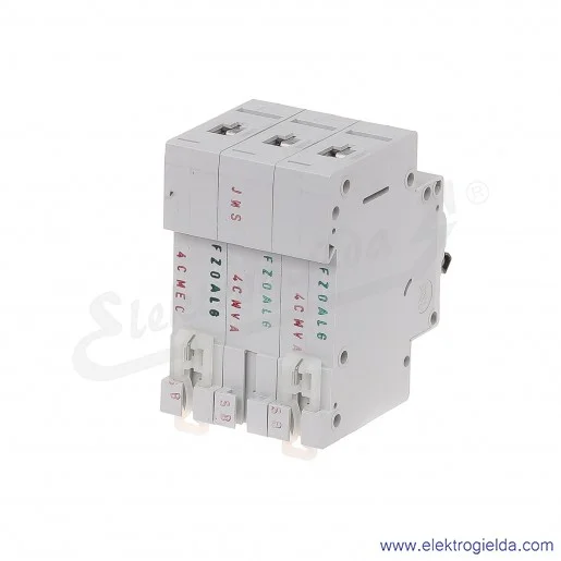 Wyłącznik nadprądowy PL6-C4/3 3P C 4A AC 6kA Wyłącznik nadprądowy PL6-C4/3 3P C 4A AC 6kA