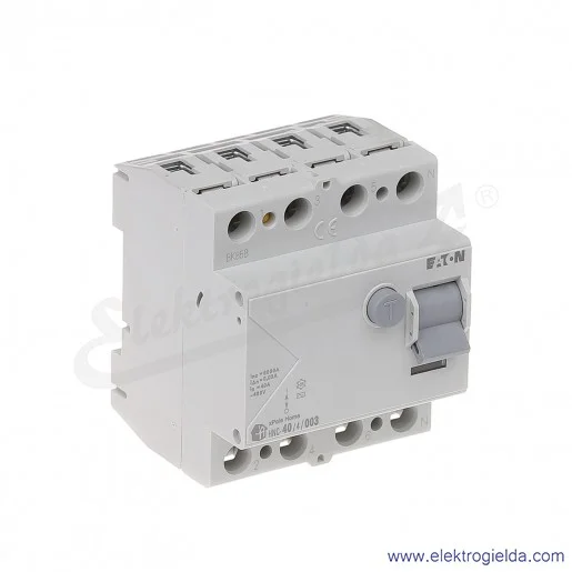 Wyłącznik różnicowoprądowy HNC-40/4/003 4P 40A 0,03A typ AC Wyłącznik różnicowoprądowy HNC-40/4/003 4P 40A 0,03A typ AC