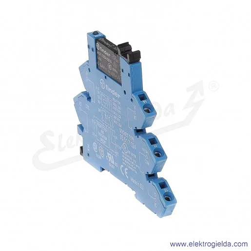 Przekaźnikowy moduł sprzęgający 38.61.7.024.0050 1P 24V DC elektromechaniczny Przekaźnikowy moduł sprzęgający 38.61.7.024.0050 1P 24V DC elektromechaniczny