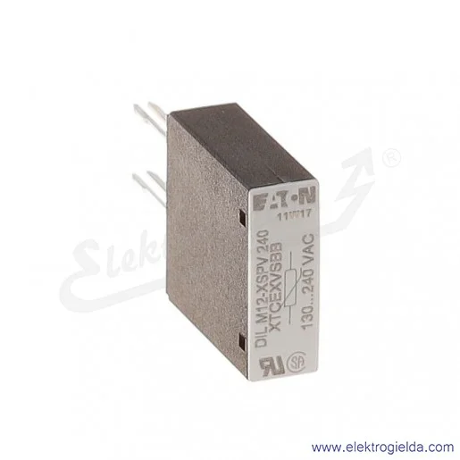 Układ ochronny DILM12-XSPV240 warystor 130-240VAC do styczników DILA, DILM7-15 Układ ochronny DILM12-XSPV240 warystor 130-240VAC do styczników DILA, DILM7-15