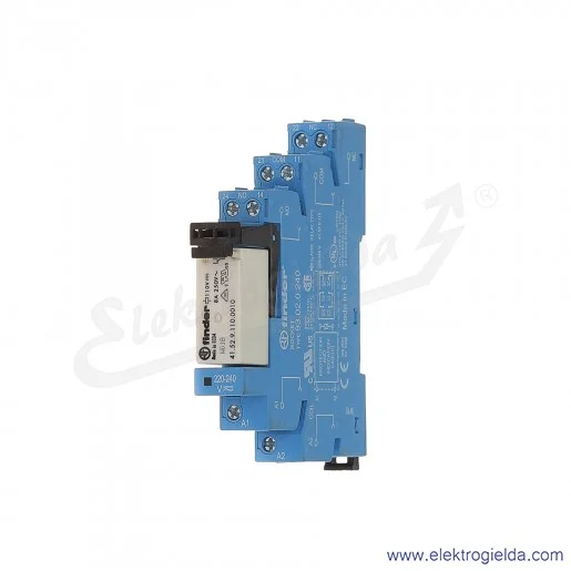 Przekaźnikowy moduł sprzęgający 38.52.0.240.0060 2P 240V AC/DC elektromechaniczny Przekaźnikowy moduł sprzęgający 38.52.0.240.0060 2P 240V AC/DC elektromechaniczny