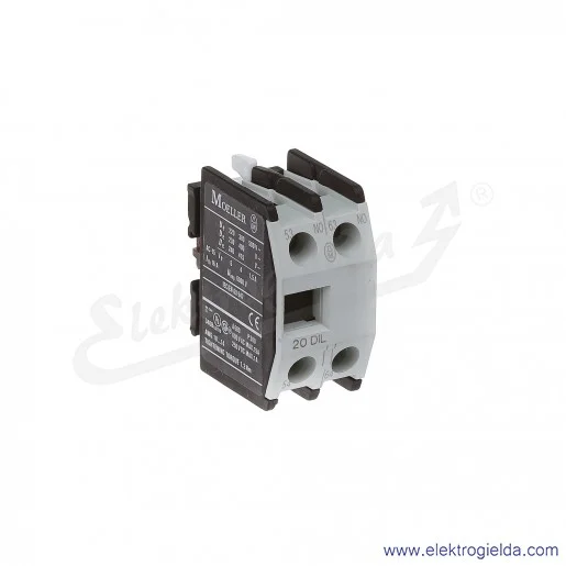 Styki pomocnicze 20 DIL czołowe 2NO do DILEM Styki pomocnicze 20 DIL czołowe 2NO do DILEM