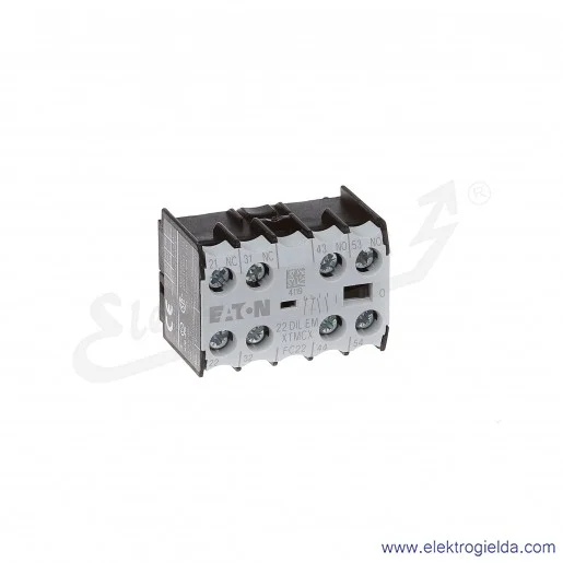 Styki pomocnicze 22DILEM czołowe 2NO+2NC do styczników DILEM Styki pomocnicze 22DILEM czołowe 2NO+2NC do styczników DILEM