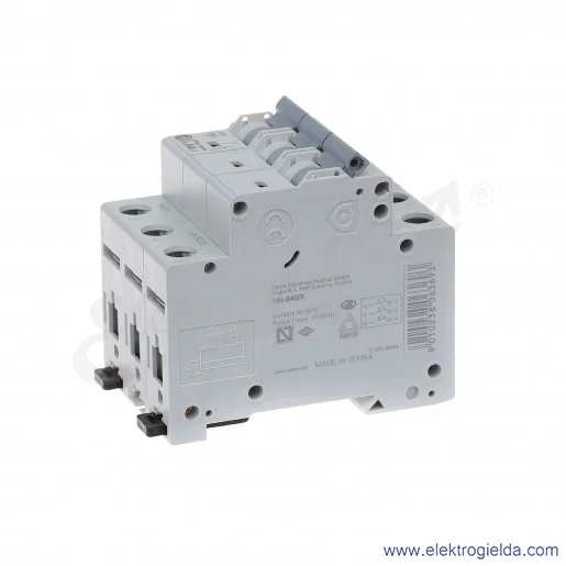 Wyłącznik nadprądowy HN-B40/3 3P B 40A AC 6kA Wyłącznik nadprądowy HN-B40/3 3P B 40A AC 6kA
